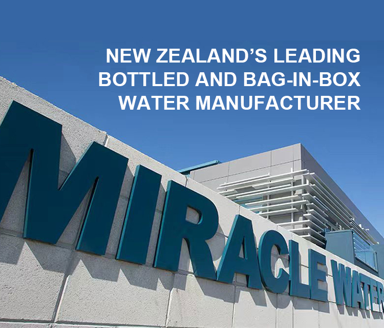 NEW ZEALAND’S LEADINGBOTTLED AND BAG-IN-BOXWATER MANUFACTURER